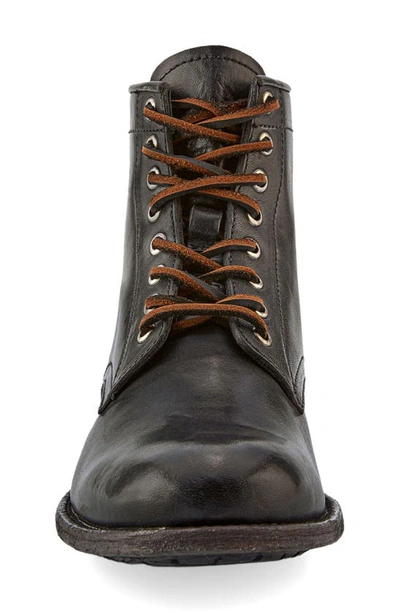 Shop Frye Tyler Lace-up Boot In Black