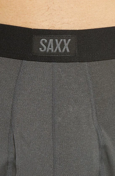 Shop Saxx Daytripper 3-pack Slim Fit Boxer Briefs In Blk/ Graphite Htr/ Grey Htr