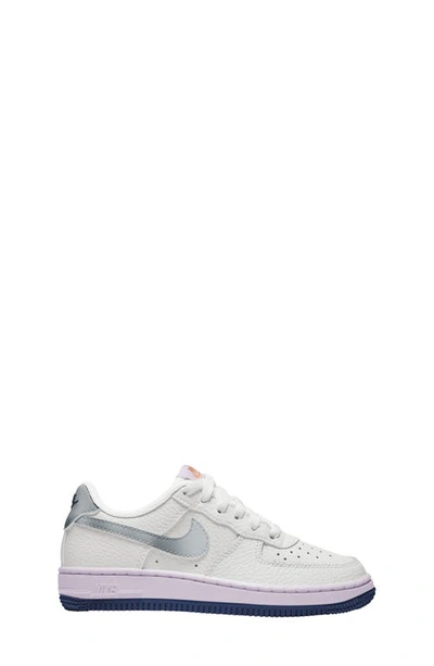 Shop Nike Kids' Air Force 1 Sneaker In Pure Platinum/ Metallic Silver