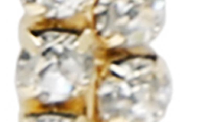 Ettika Crystal Linear Drop Ear Jackets In Gold