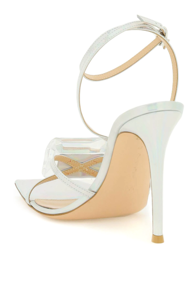 Shop Gianvito Rossi Jaipur Sandal In Silver