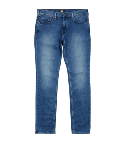 Shop Paige Slim-fit Lennox Jeans In Blue
