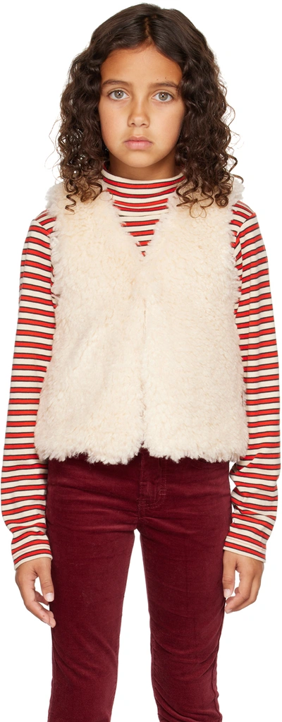 Molo Kids Off-white Hatcha Vest In 2443 White Star