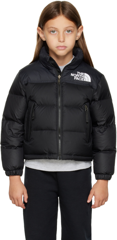 Shop The North Face Kids Black Down 1996 Retro Nuptse Big Kids Jacket In Jk3 Tnf Black