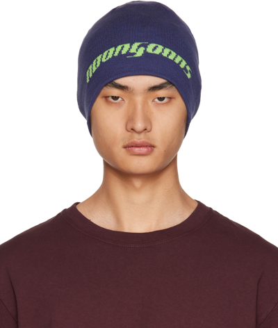 Shop Noon Goons Navy Spinner Beanie
