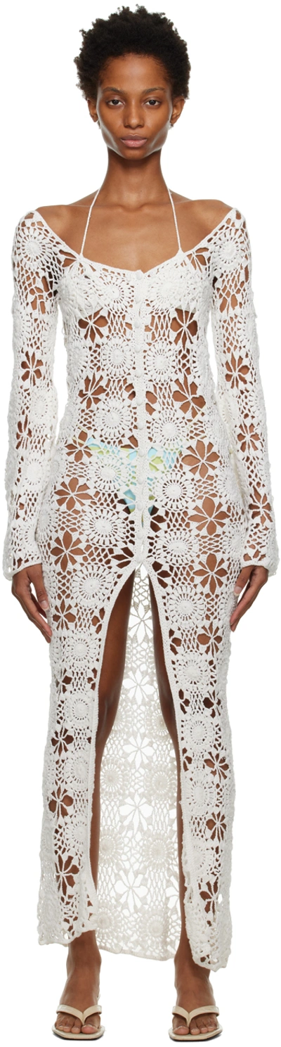 Shop Akoia White Melati Cover-up Dress