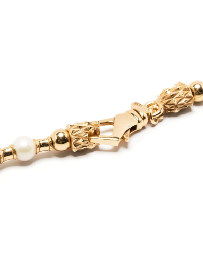 Shop Emanuele Bicocchi Pearl-embellished Necklace In White