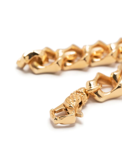 Shop Emanuele Bicocchi Sharp Chain-link Necklace In Gold