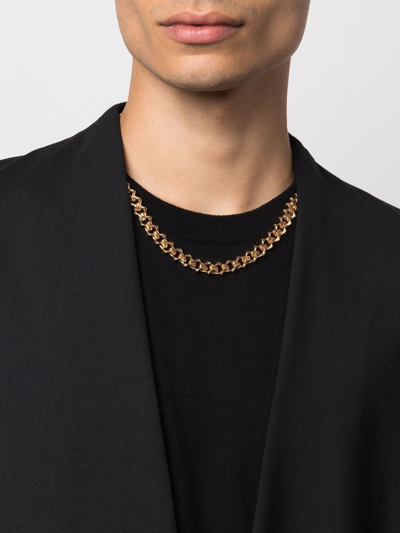 Shop Emanuele Bicocchi Chain-link Necklace In Gold