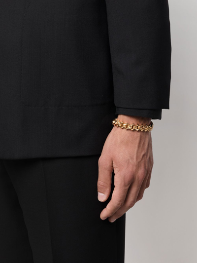 Shop Emanuele Bicocchi Chain-link Bracelet In Gold