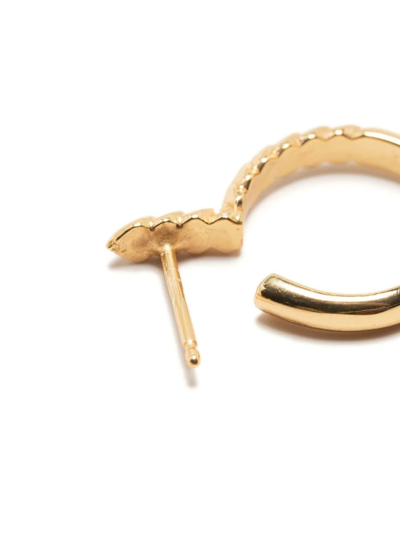 Shop Emanuele Bicocchi Dagger Cross Earring In Gold