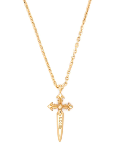 Shop Emanuele Bicocchi Pendant Chain Necklace In Gold