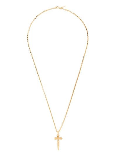 Shop Emanuele Bicocchi Pendant Chain Necklace In Gold