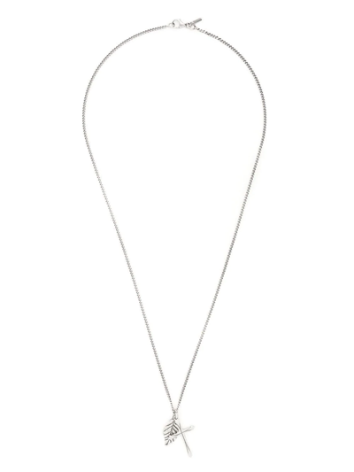 Shop Emanuele Bicocchi Charm Pendant Necklace In Silver