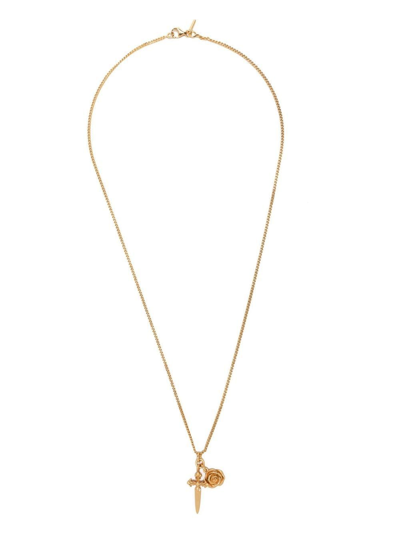 Shop Emanuele Bicocchi Cross Pendant Necklace In Gold