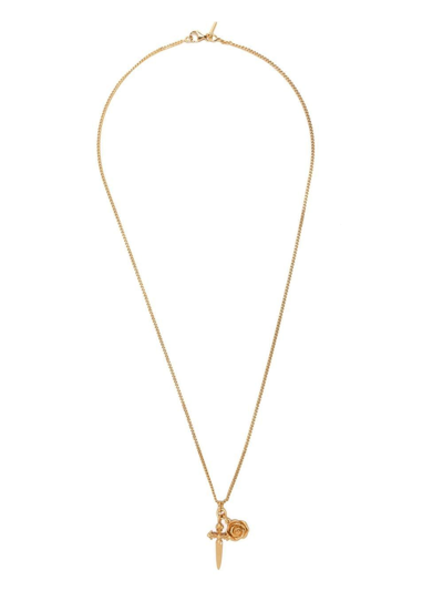 Emanuele Bicocchi Cross Pendant Necklace In Gold