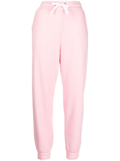 Alpha Industries Drawstring Slim Track Pants In Pink