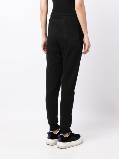 Alpha Industries Logo-print Drawstring Track Pants In Black