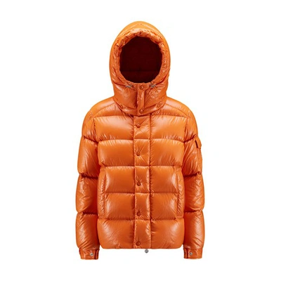 Shop Moncler Maya 70 Jacket In Orange
