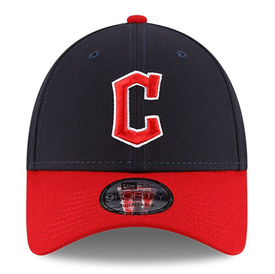 Shop New Era Navy/red Cleveland Guardians 2022 Postseason Side Patch 9forty Adjustable Hat