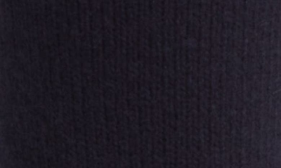 Shop Vince Cashmere Jersey Crew Socks In Navy