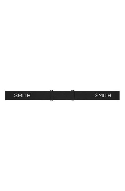 Shop Smith Squad 180mm Chromapop™ Snow Goggles In Black / Platinum Mirror