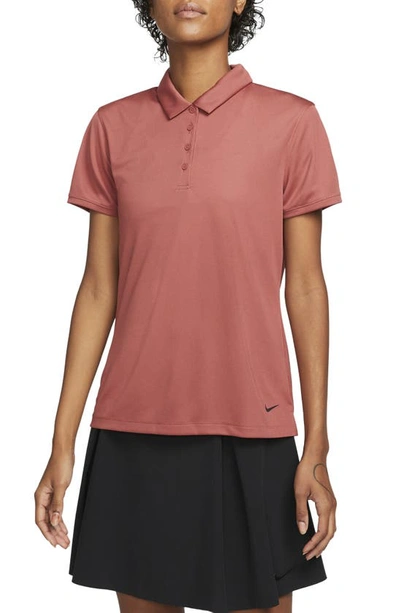 Shop Nike Victory Dri-fit Polo In Canyon Rust/ Black