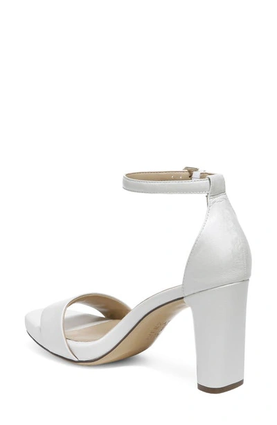 Naturalizer Joy Womens Square Toe Dress Sandals In White Leather