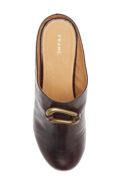Shop Frame Le Ione Clog In Chocolate