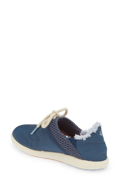 Shop Olukai Mahiki Faux Shearling Lined Slip-on Shoe In Moonlit Ocean/ Moonlit Ocean