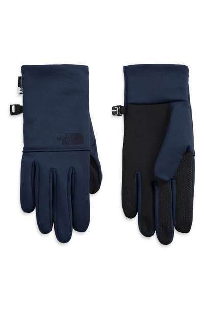 Shop The North Face Etip Gloves In Summit Navy