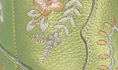 Dingo Primrose Western Boot In Green Metallic