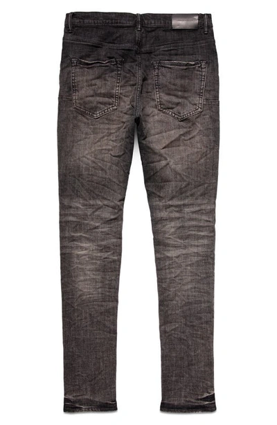 Shop Purple Brand Ripped Stretch Skinny Jeans In Grey Dirty Resin Blowout