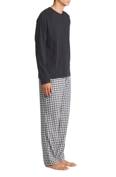 Shop Ugg Steiner Pajamas In Black / White Check