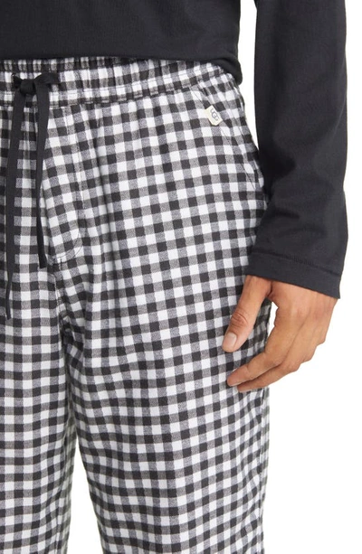 Shop Ugg Steiner Pajamas In Black / White Check