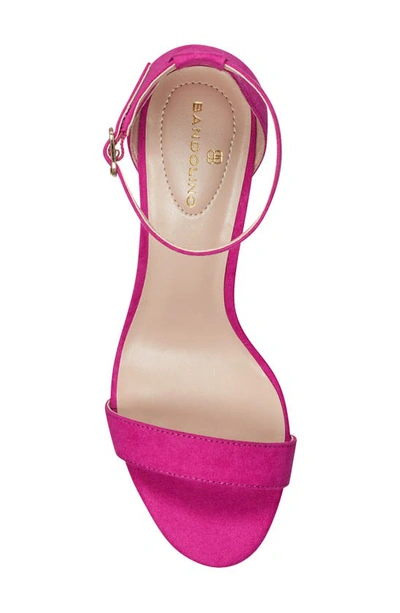 Shop Bandolino Madia Ankle Strap Sandal In Medium Pink 660