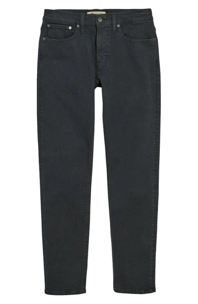 Madewell Garment Dyed Athletic Slim Jeans In Thunder Cloud