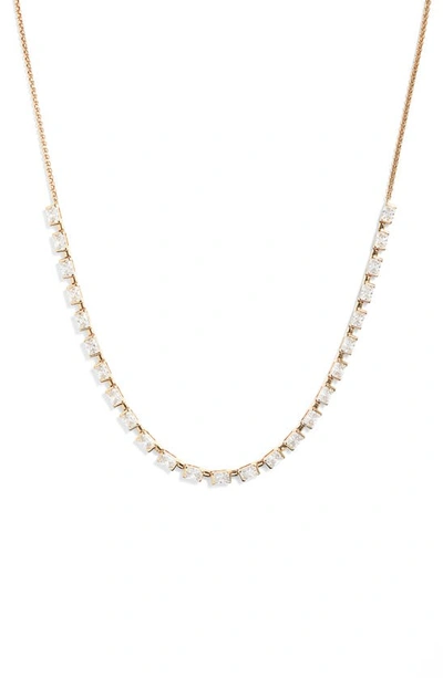Shop Nadri Chateau Tennis Necklace In Gold