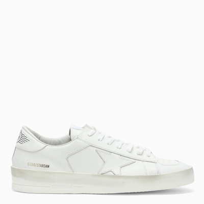 Shop Golden Goose White Stardan Sneakers