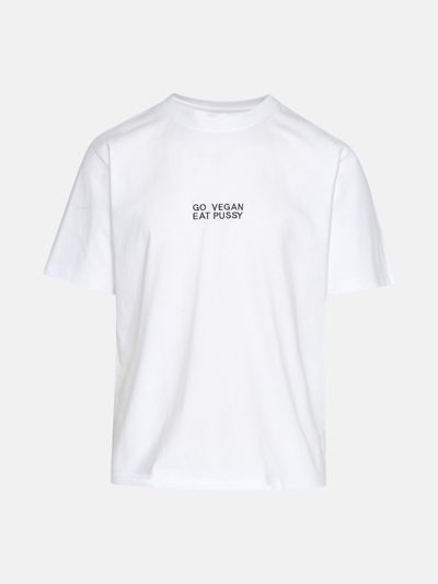 Shop Encré. White Cotton T-shirt