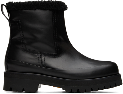 Juunj Black Mustang Boots In Black