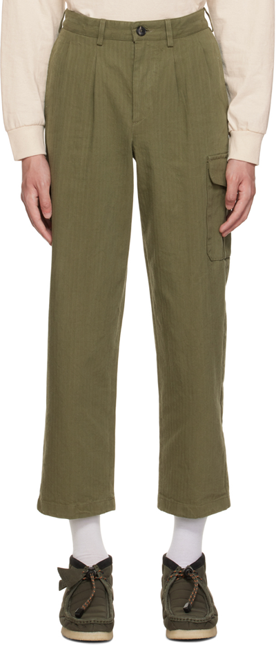 noah Double-Pleat Herringbone Pant | masterclass.pk