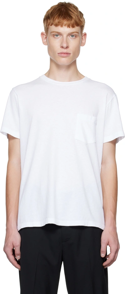 Shop Nili Lotan White Brandon T-shirt