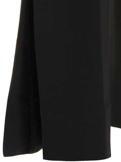 Shop Dolce & Gabbana Flared Split Pants In Black