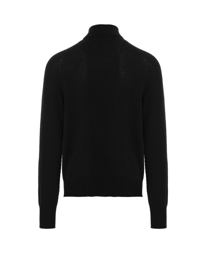 Shop Ma'ry'ya Turtleneck Sweater In Black
