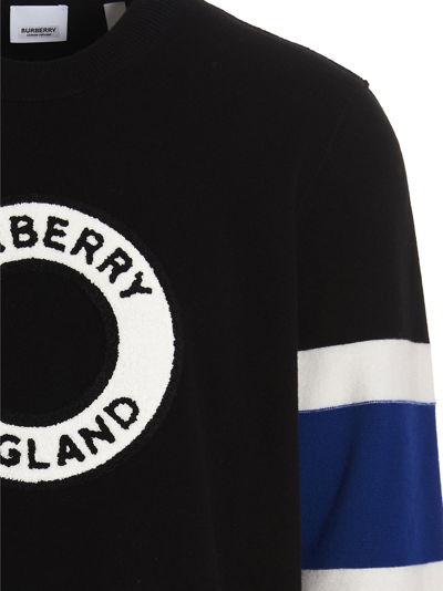 Shop Burberry Hurley Sweater In Black