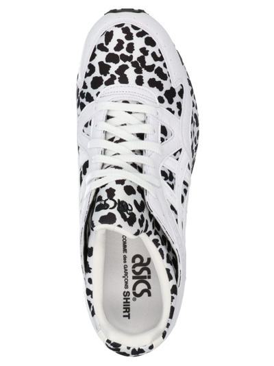 Shop Comme Des Garçons Shirt X Asics Gel Lyte V Sneakers In White/black