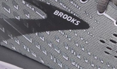 Shop Brooks Ghost 13 Running Shoe In Grey/ Blackened Pearl/ Purple