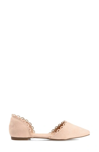 Shop Journee Collection Jezlin D'orsay Flat In Nude