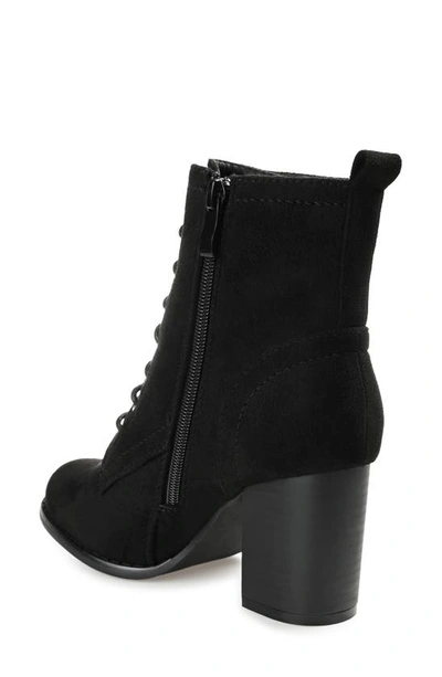 Journee Collection Womens Baylor Stacked Heel Booties In Black